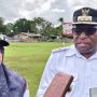 Bupati Merauke, Yoseph Bladib Gebze didampingi wakilnya, Fauzun Nihayah berikan keterangan pers – Surya Papua/IST