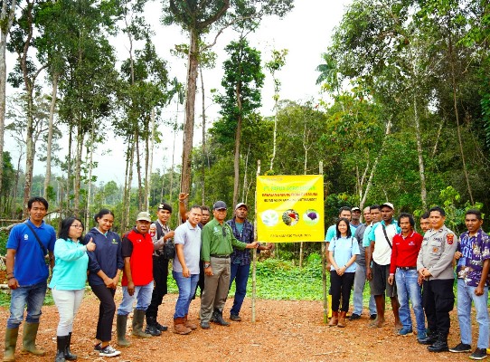 Kegiatan penanaman bibit pohon oleh PT PAL dengan melibatkan masyarakat – Surya Papua/IST