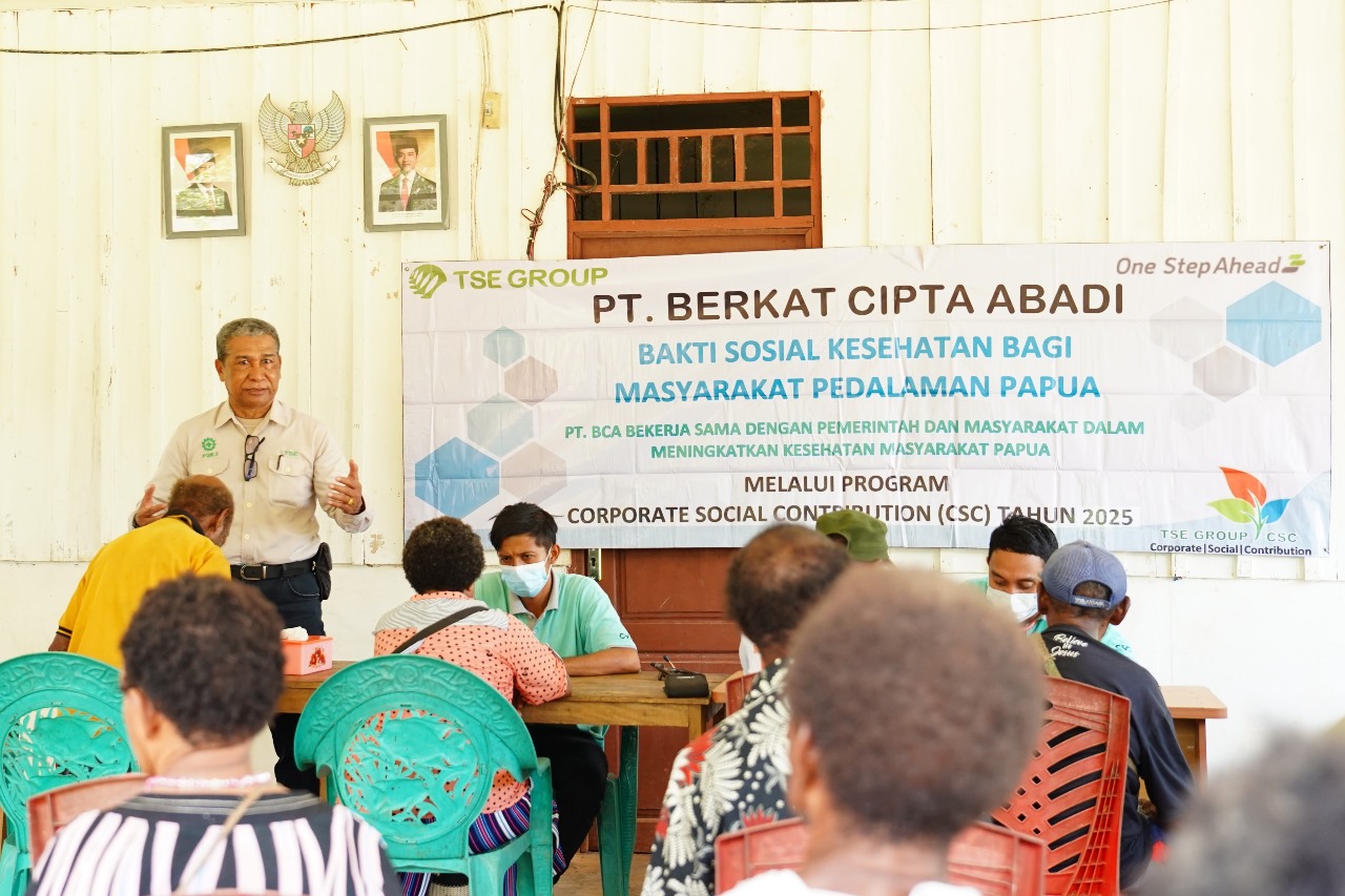 Kegiatan bakti sosial dan komunikasi bulanan PT Berkat Citra Abadi dengan masyarakat di Kampung Aiwat, Distrik Subur, Kabupaten Boven Digoel – Surya Papua/IST
