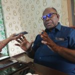 Ketua BP3OKP Provinsi Papua Selatan, Yoseph Yanawo Yolmen- Surya Papua/Frans Kobun