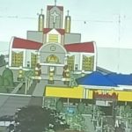 Bangunan Gereja (baru) Santa Theresia Buti yang telah didesain dan telah dipresentasikan – Surya Papua/Frans Kobun