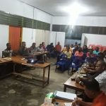 Puluhan panitia pembangunan Gereja Santa Theresia Buti melakukan pertemuan perdana – Surya Papua/Frans Kobun
