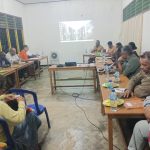 Bupati Merauke, Yoseph Bladib Gebze sedang bicara – Surya Papua/Frans Kobun