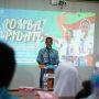 Salah seorang siswa sedang tampil dalam pelaksanaan permombaan pidato yang diselenggarakan TSE Group – Surya Papua/IST