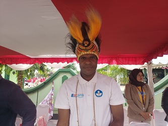 Kadis Pendidikan dan Pengajaran Kabupaten Merauke, Romanus Kande Kahol – Surya Papua/Frans Kobun