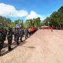 Apel siaga gabungan Karhutla yang berlangsung di Balai Taman nasional Wasur tadi pagi – Surya Papua/IST
