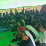 Perayaan ekaristi bersama ratusan masyarakat di Dusun Salira, Kampung Nasem Kabupaten Merauke – Surya Papua/Frans Kobun