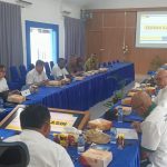 Ketua Gapeksindo Provinsi Papua Selatan, Herman Anitoe Basik-Basik sedang bicara – Surya Papua/Frans Kobun F