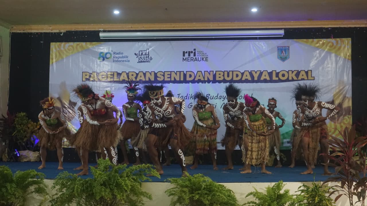 Sejumlah agenda kegiatan dari RRI Fest, salah satunya adalah festival budaya yang diselenggarakan RRI Merauke – Surya Papua/IST