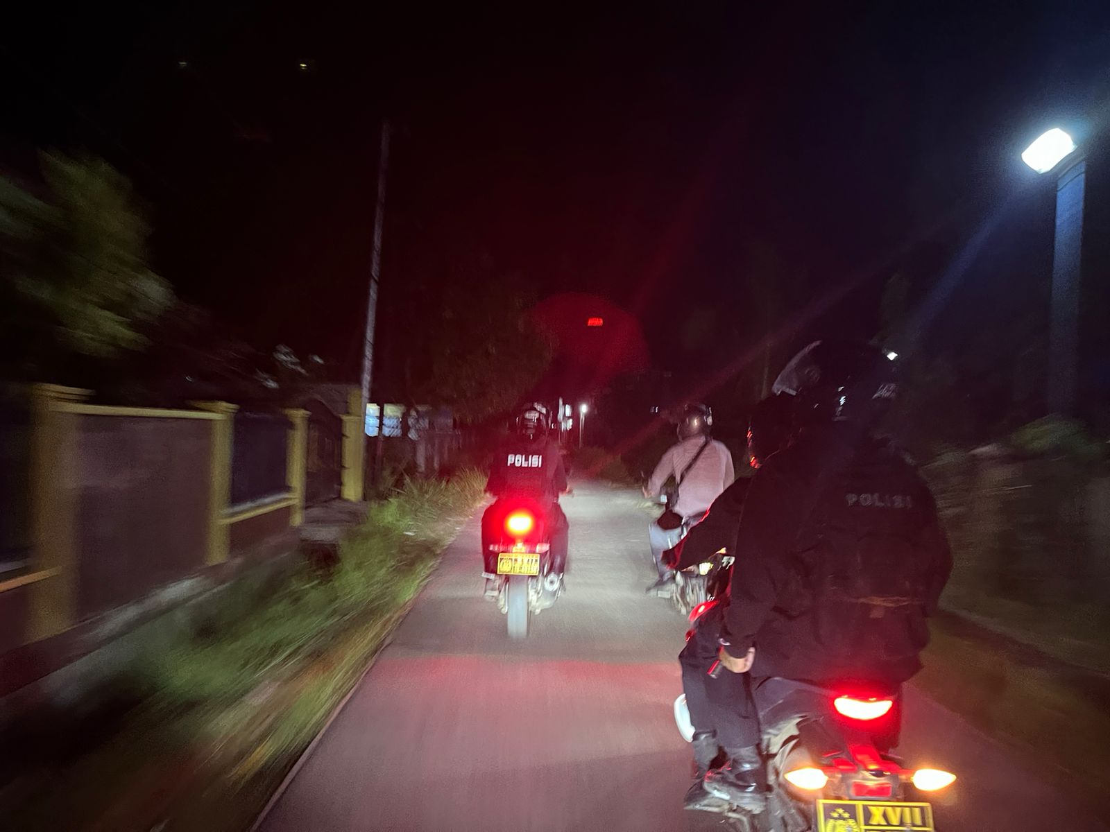 Kegiatan patroli yang dilakukan aparat kepolisian dari Polres Merauke – Surya Papua/IST