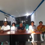 Sejumlah waertawan yang menghadiri jumpa pers yang diberikan anggota MRPS, DPRPS dan DPRD Kabupaten Merauke – Surya Papua/IST