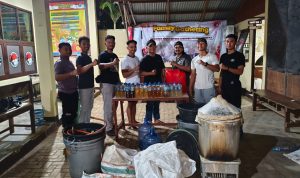 Hasil operasi Santarkoba Polres Merauke untuk membasmi milo jenis sopi – Surya Papua/IST