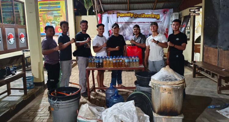 Hasil operasi Santarkoba Polres Merauke untuk membasmi milo jenis sopi – Surya Papua/IST