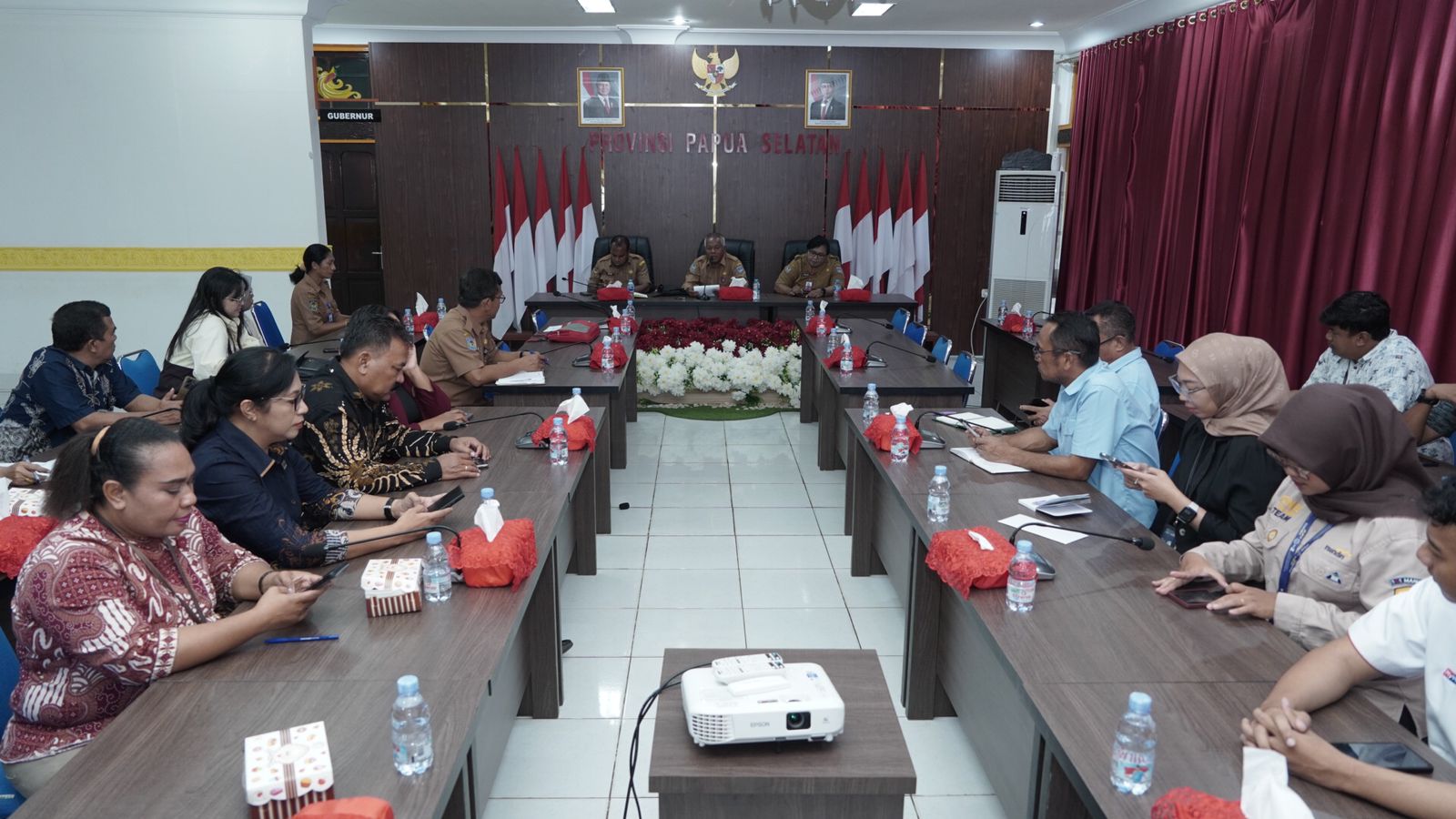 Rapat panitia untuk persiapan HUT Provinsi Papua Selatan tanggal 11 November 2025 – Surya Papua/IST