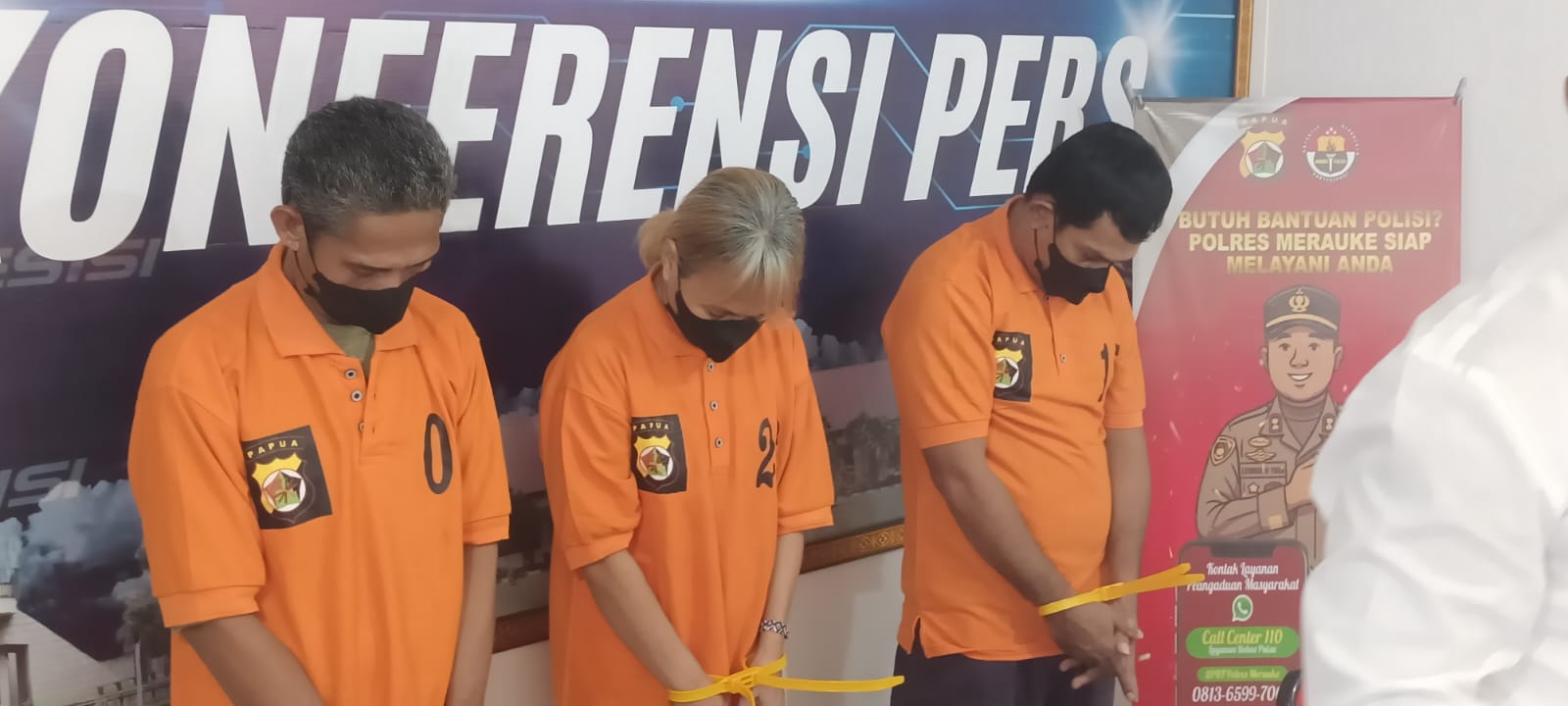 Para pelaku pembuiat sopi yang ditangkap Satnarkoba Polres Merauke beberapa waktu lalu - Surya Papua/Frans Kobun