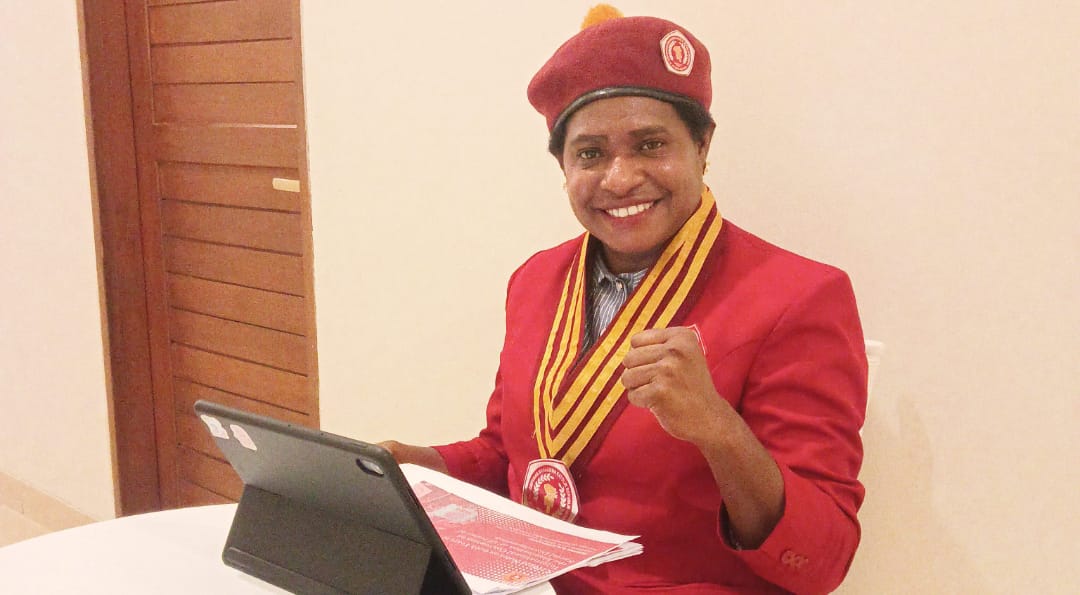 Ketua PP PMKRI, Susana Florika Kandaimu – Surya Papua/IST