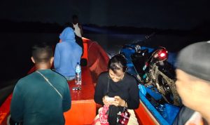 nakes 5 Tenaga kesehatan yang dievakuasi setelah mesin speedboat mati di perairan Boven Digoel – Surya Papua/IST