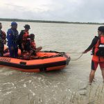 Pencarian sejumlah ABK yang hilang dengan menyisir tempat-tempat yang ditentukan – Surya Papua/IST