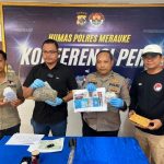 Ratusan linting ganja yang ditunjuk setelah disita anggota dari tangan pelaku – Surya Papua/IST