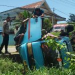 Salah satu kendaraan yang terguling di jurang setahun silam – Surya Papua/IST