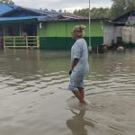 Inilah kondisi di Yobar yang terendam pasca hujan beberapa hari terakhir – Surya Papua/IST