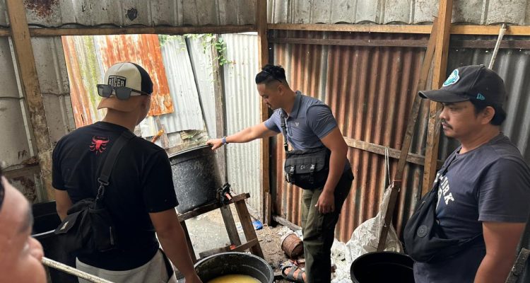 Operasi penertiban so[I maupun sagero yang dilakukan Satnarkoba Polres Merauke – Surya Papua/IST