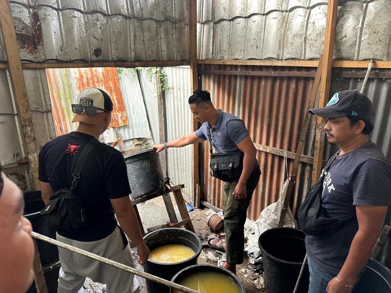 Operasi penertiban so[I maupun sagero yang dilakukan Satnarkoba Polres Merauke – Surya Papua/IST