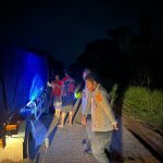 Anggota polisi di Polsek Sota sedang patroli sekaligus memantau situasi di sejumlah titik – Surya Papua/IST