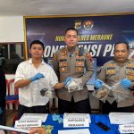 Barang bukti berupa ganja yang diamankan dari pelaku saat ditangkap di Jalan Raya Mandala-Merauke – Surya Papua/Frans Kobun