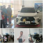 Kegiatan lounching mobil baru PT Hasjrat Abadi Cabang Merauke tadi pagi – Surya Papua/Frans Kobun