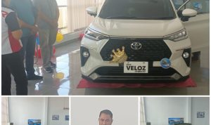 Kegiatan lounching mobil baru PT Hasjrat Abadi Cabang Merauke tadi pagi – Surya Papua/Frans Kobun