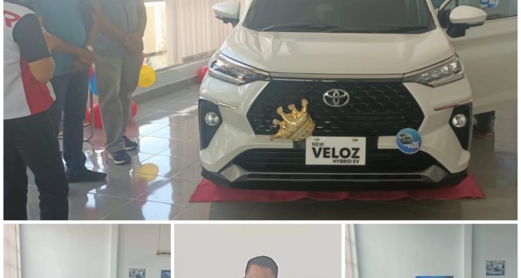 Kegiatan lounching mobil baru PT Hasjrat Abadi Cabang Merauke tadi pagi – Surya Papua/Frans Kobun
