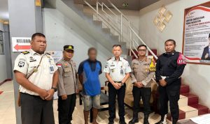 Narapidana yang ditangkap polisi dan diserahkan ke Lapas Merauke – Surya Papua/IST
