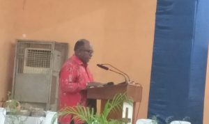 Kepala BP3OKP Papua Selatan, Yoseph Yolmen – Surya Papua/Frans Kobun