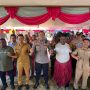 Foto bersama usai peresmian Pospol Samkai, Kelurahan Samkai, Kabupaten Merauke – Surya Papua/IST