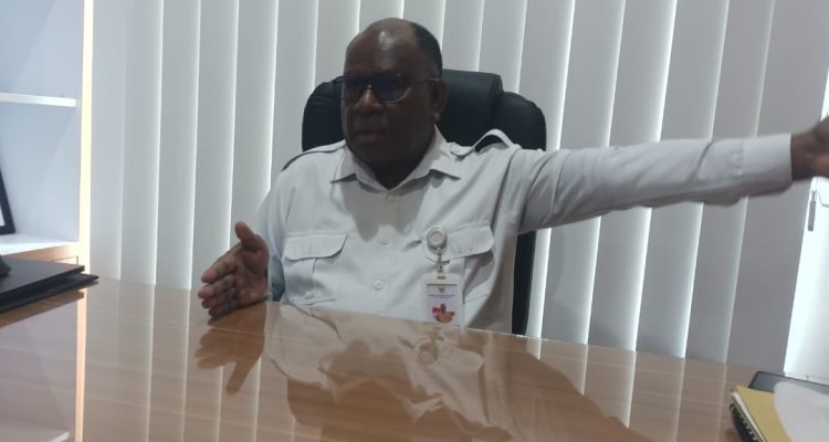 Kepala BP3OKP Papua Selatan, Yoseph Yanawo Yolmen – Surya Papua/Frans Kobun