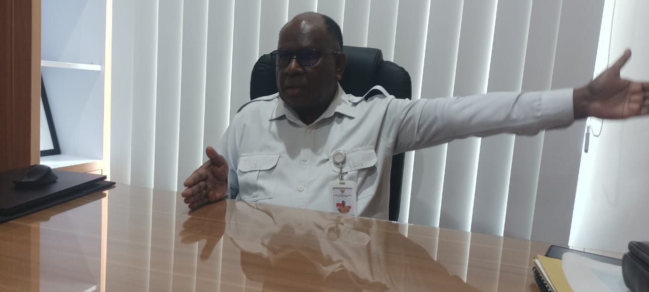 Kepala BP3OKP Papua Selatan, Yoseph Yanawo Yolmen – Surya Papua/Frans Kobun