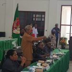 Sekretaris Daerah (Sekda) Merauke, Yeremias Paulus Ndiken – Surya Papua/Frans Kobun