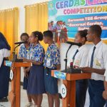 Cerdas cermat diikuti pelajar yang diselenggarakan TSE Group – Surya Papua/IST