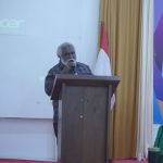 Wakil Gubernur Papua Selatan, Paskalis Imadawa sedang berikan sambutan – Surya Papua/IST