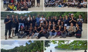 keis-- Kegiatan healing paskah yang dilaksanakan OMK Kei Besar, Paroki Hati Kudus Yesus – Surya Papua/IST