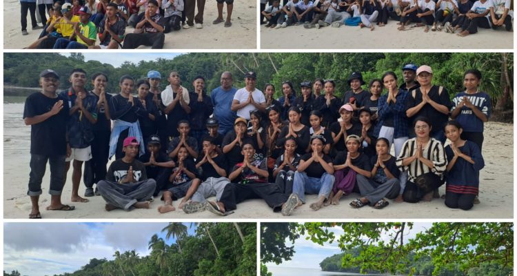 Kegiatan healing paskah yang dilaksanakan OMK Kei Besar, Paroki Hati Kudus Yesus – Surya Papua/IST