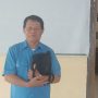 Ketua Panitia Musda Forum Anak Guru Kabupaten Merauke, Krispinus Palobo – Surya Papua/Frans Kobun
