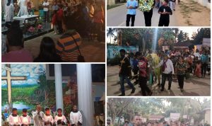raly-- Rally Bunda Maria dari lingkungan-lingkungan dalam wilayah Paroki Santa Theresia Buti Merauke, Surya Papua/Frans Kobun