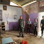 Pangdam XXIV-Mandala Trikora, Mayjen TNI Frits Wilem Rizard Pelamonia meninjau renovasi bangunan panti – Surya Papua/IST
