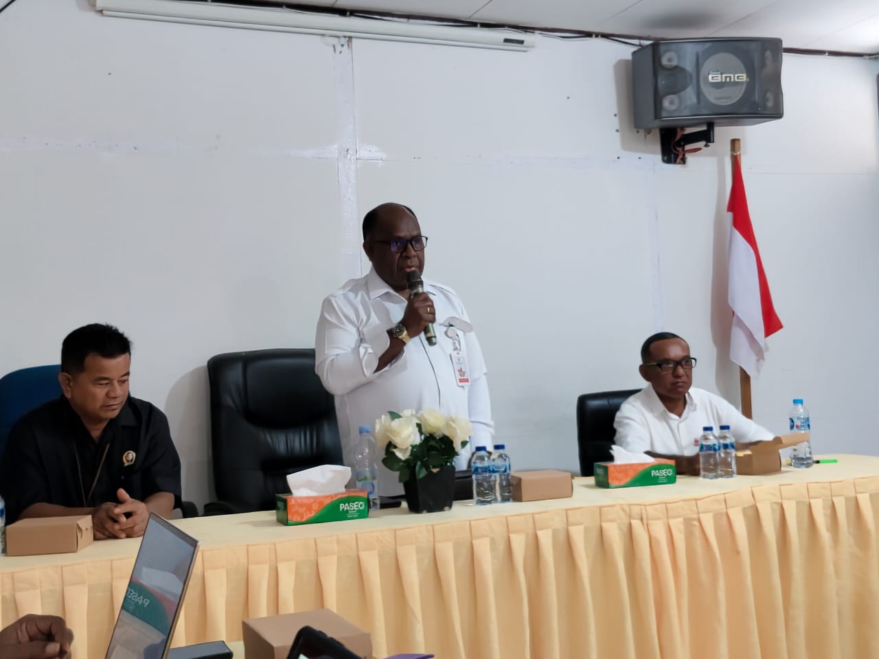 Kepala BP3OKP Papua Selatan, Yoseph Yolmen – Surya Papua/Frans Kobun