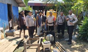Sejumlah peralatan untuk produksi sopi diamankan Polsek Merauke Kota – Surya Papua/IST