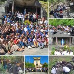 Kegiatan Rosario Hiking yang diikuti ratusan OMK St. Yohanes Don Bosco Paroki Hati Kudus Yesus Bombay – Surya Papua/IST