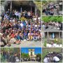 Kegiatan Rosario Hiking yang diikuti ratusan OMK St. Yohanes Don Bosco Paroki Hati Kudus Yesus Bombay – Surya Papua/IST