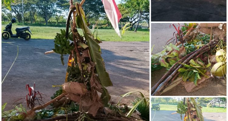 Kantor Dinkes Merauke yang dipalang masyarakat pemilik hak ulayat – Surya Papua/Frans Kobun